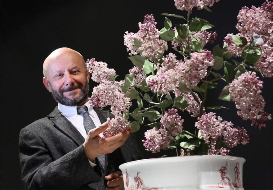 The Ukrainian-Born Man Who Grows Porcelain Flowers
