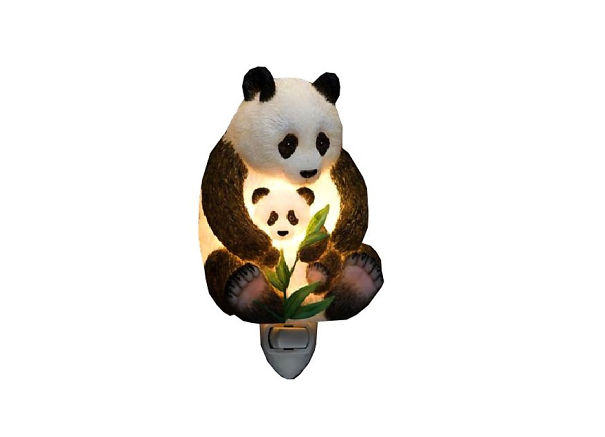 Panda Bear Mother And Cub Night Light