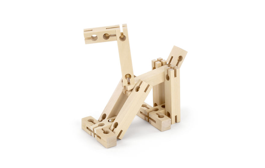 This New Wooden Construction Toy Finally Lets You Do More Than Stack Blocks