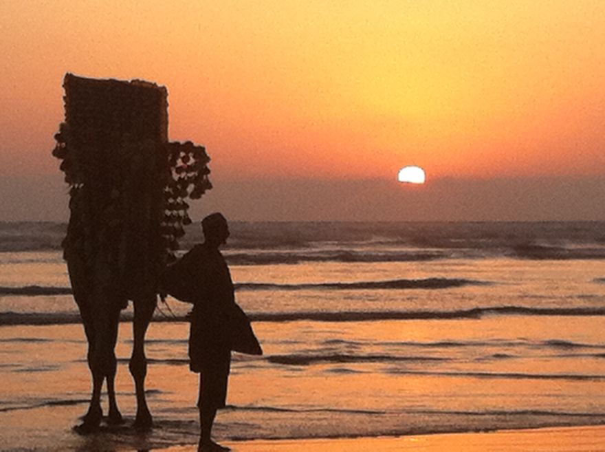 Sunset In Karachi, Pakistan.