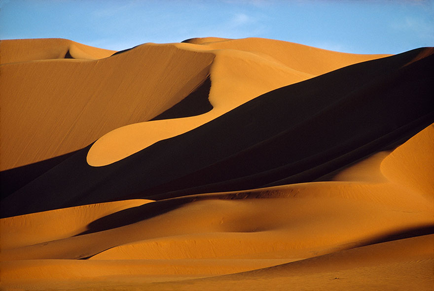 The Wind Sculpts The Dunes Of The Sahara Desert In The Erg Bourarhet, Algeria, 1973