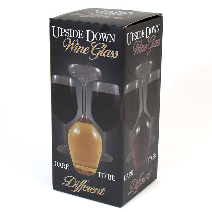 An Upside Down Wine Glass To Confuse Your Friends