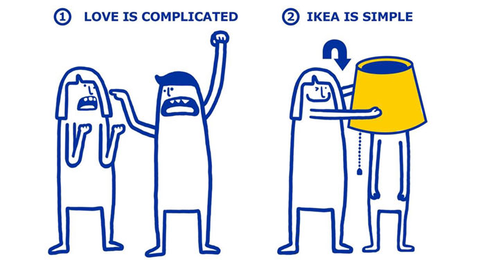 IKEA Shows How Easy It Is To Fix Your Love Problems