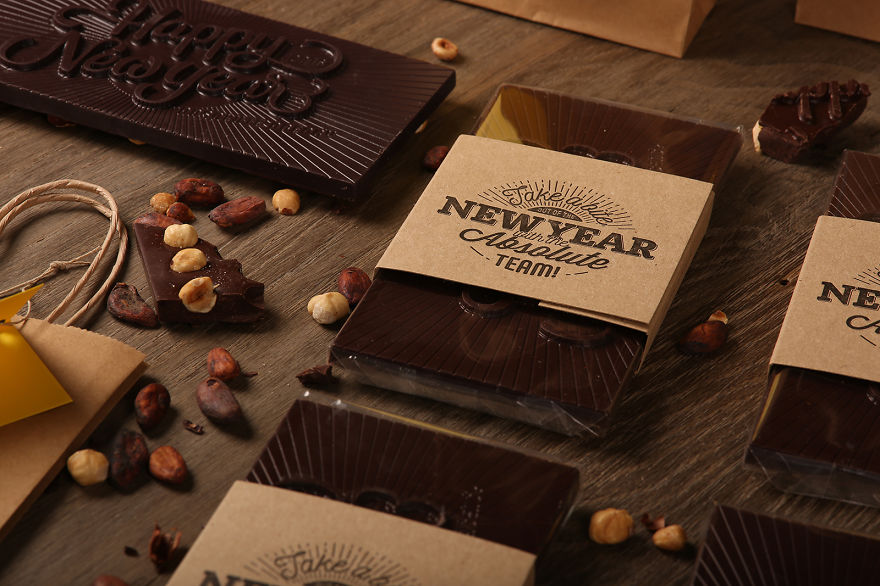 Absolute Agency Makes Their Own Chocolate From Scratch As A New Year's Gift