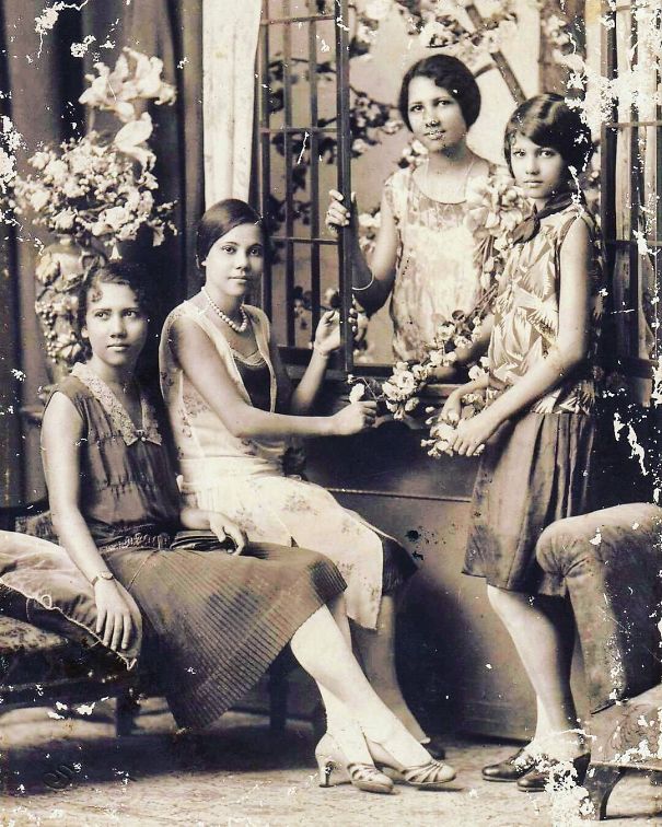 Sisters From The Philippines In The 20's.