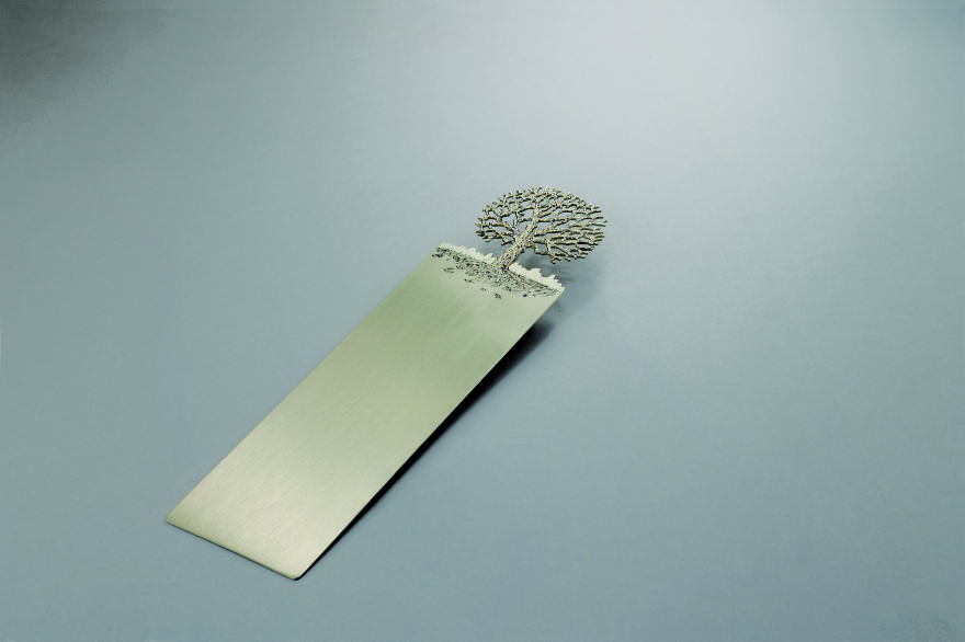 I Hand-Carve Silver Bookmarks That Tell Precious Stories