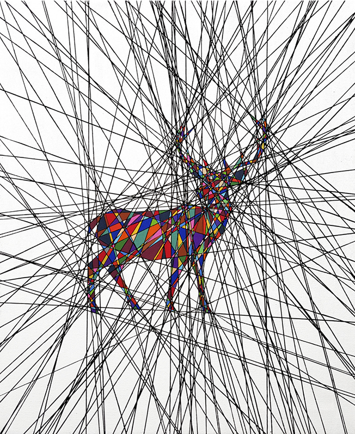 Beauty Within Chaos: I Draw Animals Where Lines Intersect