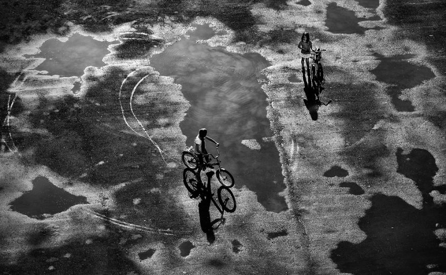 Journey Trough The Puddle By Sergei Kolyaskin, Russia (2nd Place In The Documentary & Street Category, First Half)