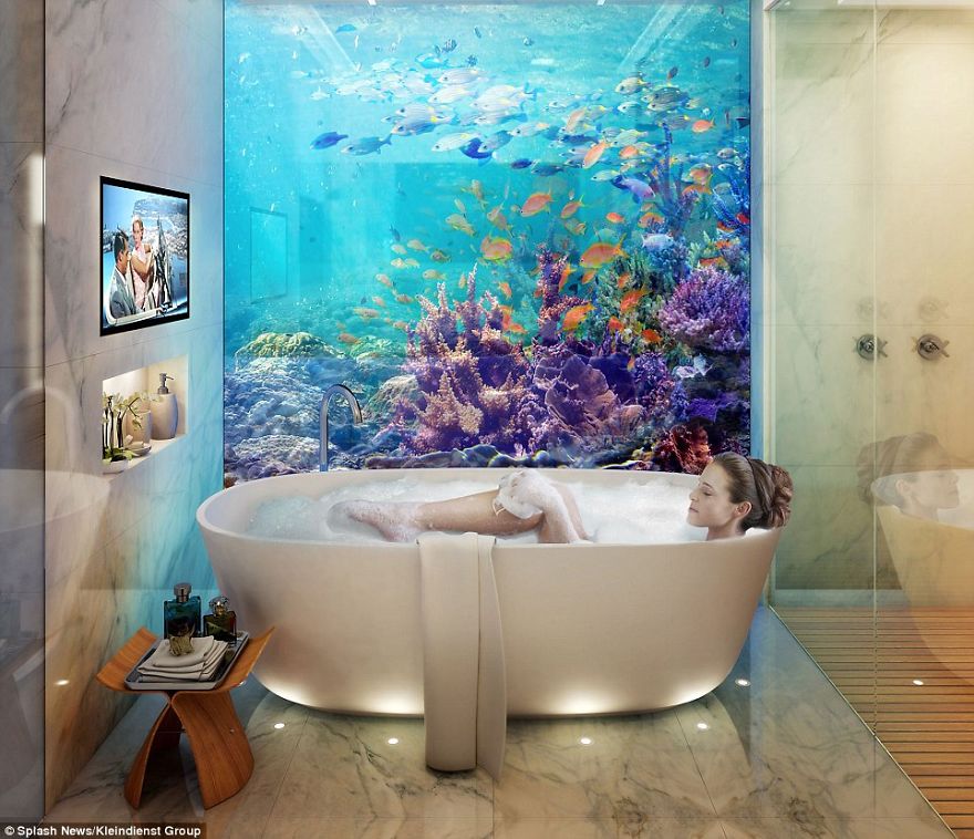 Amazing Floating House Built Over Sea Amazing Floating House Built Over Sea