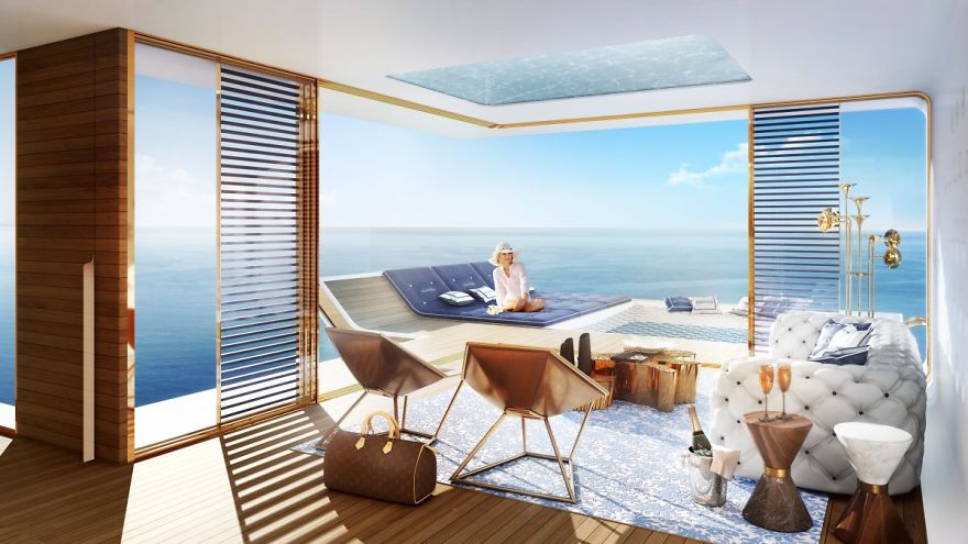 Amazing Floating House Built Over Sea Amazing Floating House Built Over Sea
