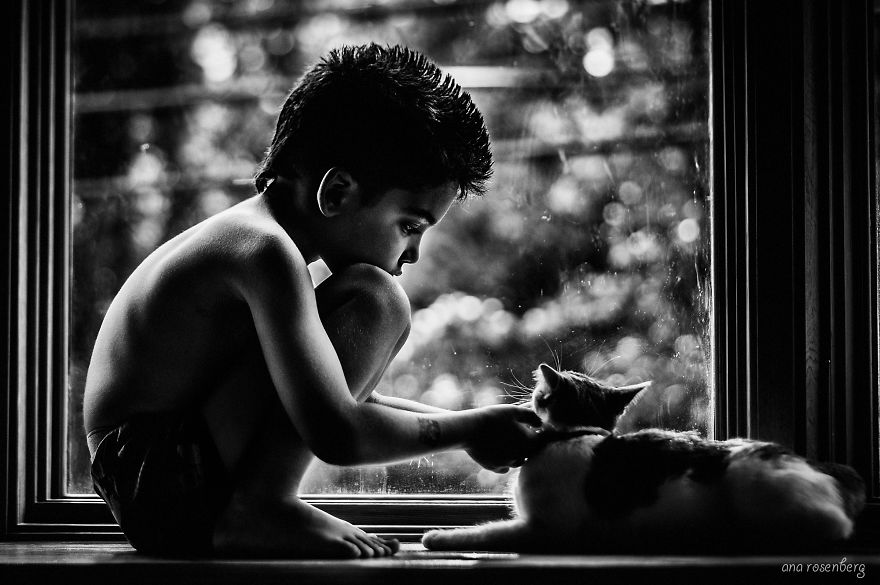 I Document The Special Bond Between My Son And His Pets