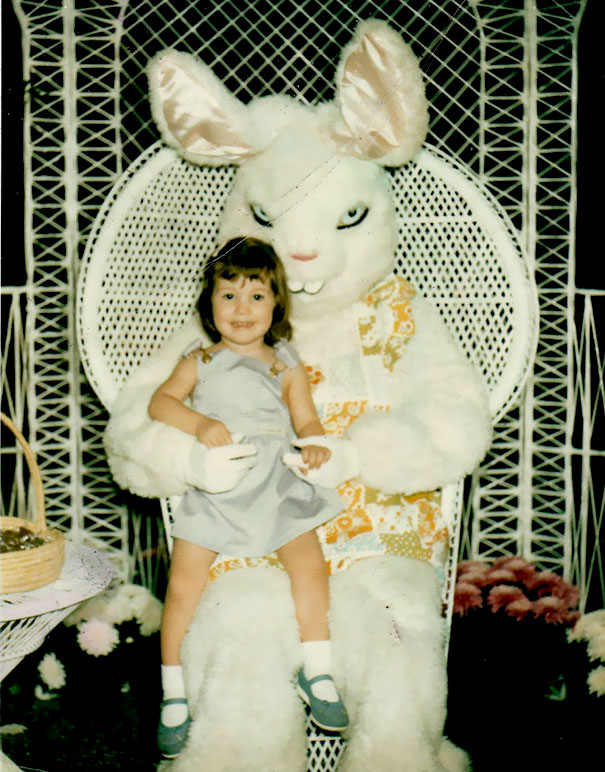 57 Vintage Easter Bunny Pics That Will Give You Nightmares