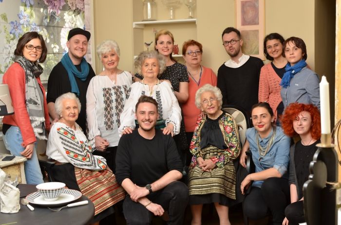Elder Models Pose To Draw Attention To The Situation Of The Elderly In Romania
