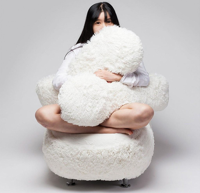 Hugging Sofa Means You'll Never Be Alone Again