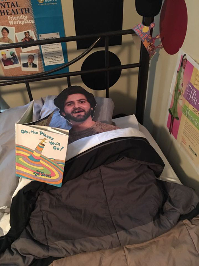 Son Studying Abroad Sends Mom Cutout Of Himself, Regrets His Decision Immediately