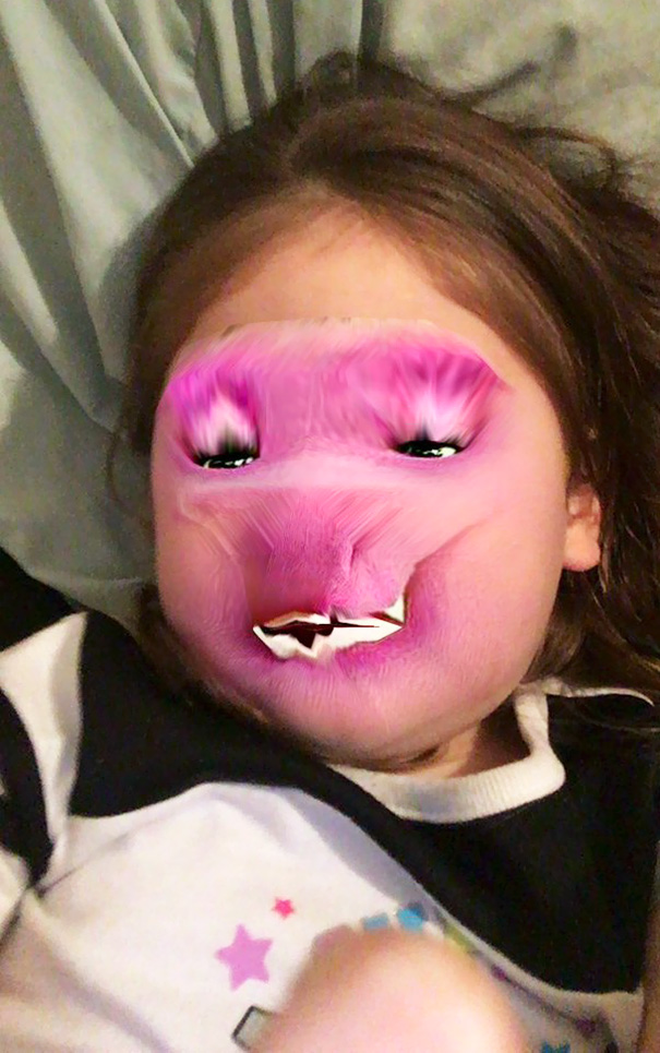 My Sister Wanted To Do Face Swap With Barney