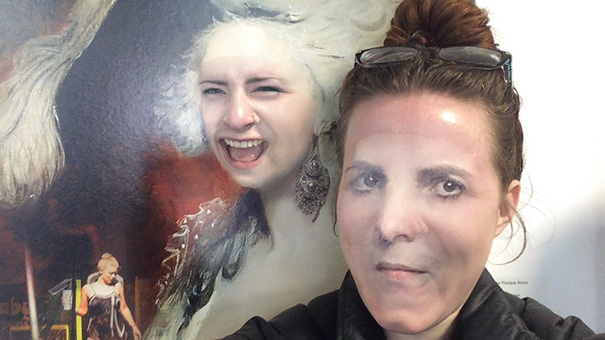 I Figured Out That I Can Face Swap With Paintings At My University