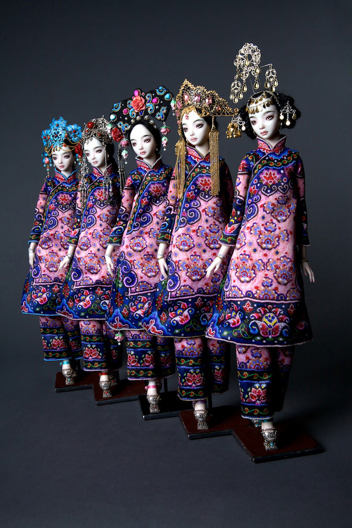 Handmade-adult-porcelain-enchanted-doll-marina-bychkova