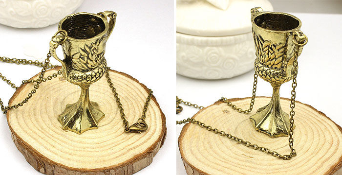 Helga Hufflepuff Cup Necklace