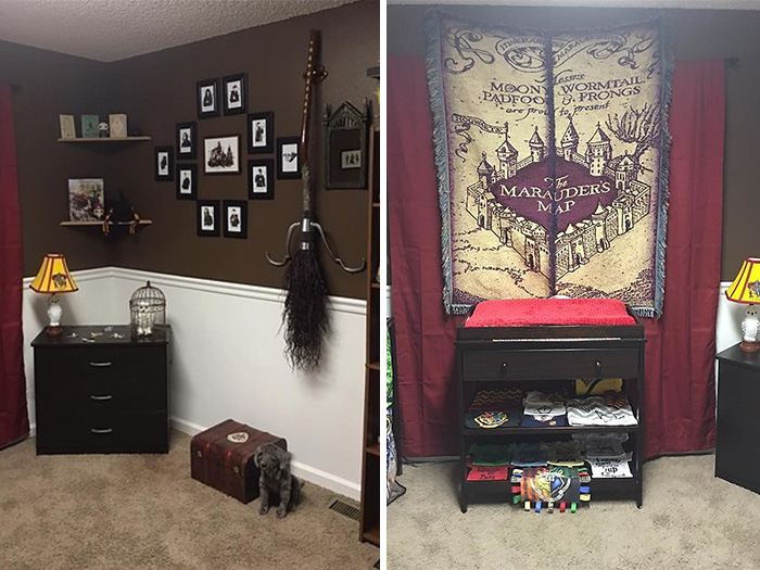 Parents Create 'Harry Potter' Nursery For Their Muggle-Born Little Wizard
