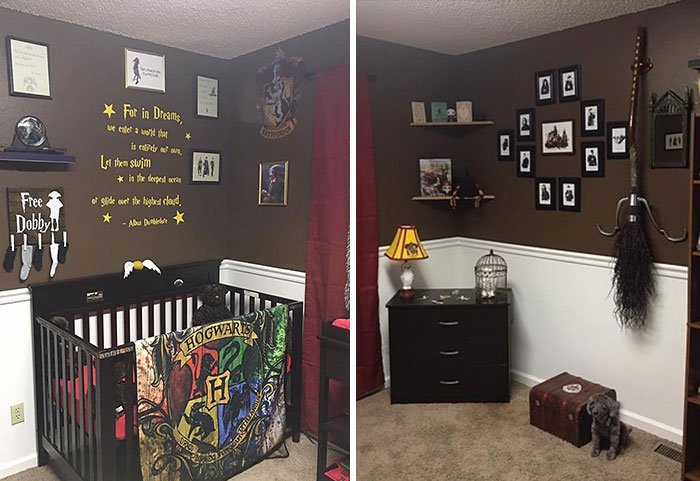 Parents Create ‘Harry Potter’ Nursery For Their Muggle-Born Little Wizard