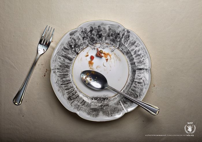Hunger Plate: Social Issue Ad Reminds That Even A Little Can Help A Lot