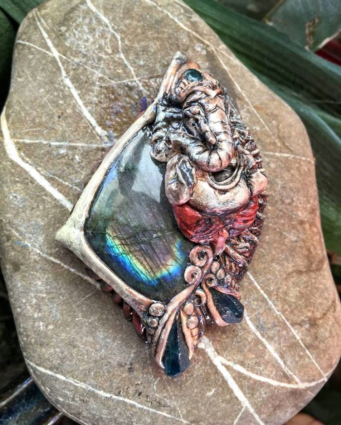 I Create Intricate Hand Sculpted Magical Talismans From Polymer Clay