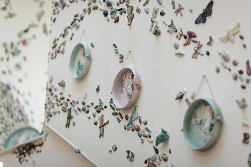 I Handmade 10,000 Ceramic Beetles To Crawl Across Gallery Walls