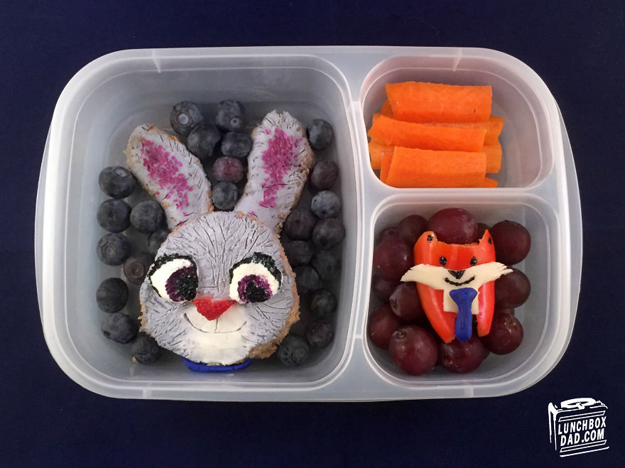 I Make Fun Disney-Themed Lunches For My Kids To Take To School