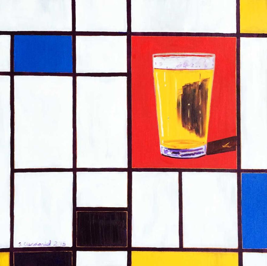 Piet Mondrian's Pint