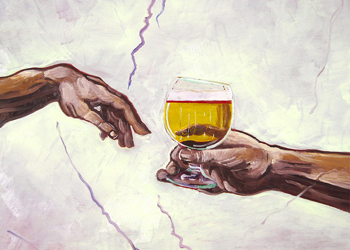 I Recreate Famous Paintings And Add Beer