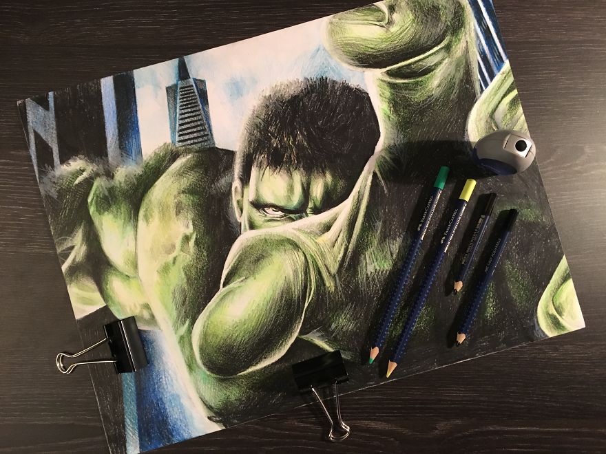 I Recreated 15 Movie Posters With Colouring Pencils