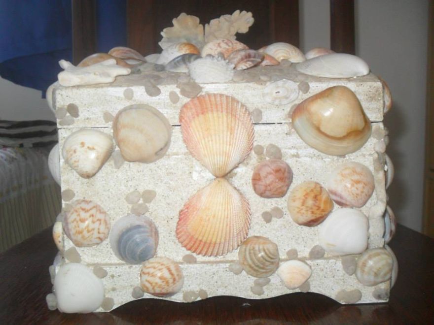 Jewelry Box Made From Recovered Beach Materials