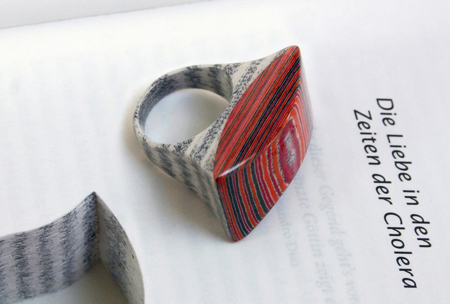 Jewelry Made Of Vintage Books