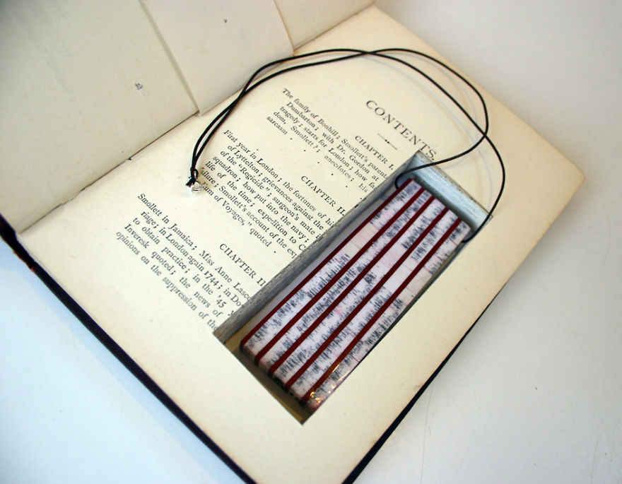 Jewelry Made Of Vintage Books
