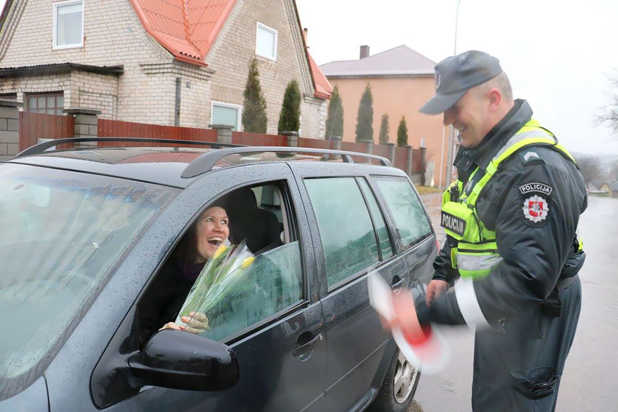 What Lithuanian Police Officers Do On International Women's Day