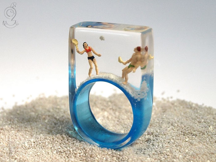 Miniature Scenes Inside Jewelry By Isabell Kiefhaber