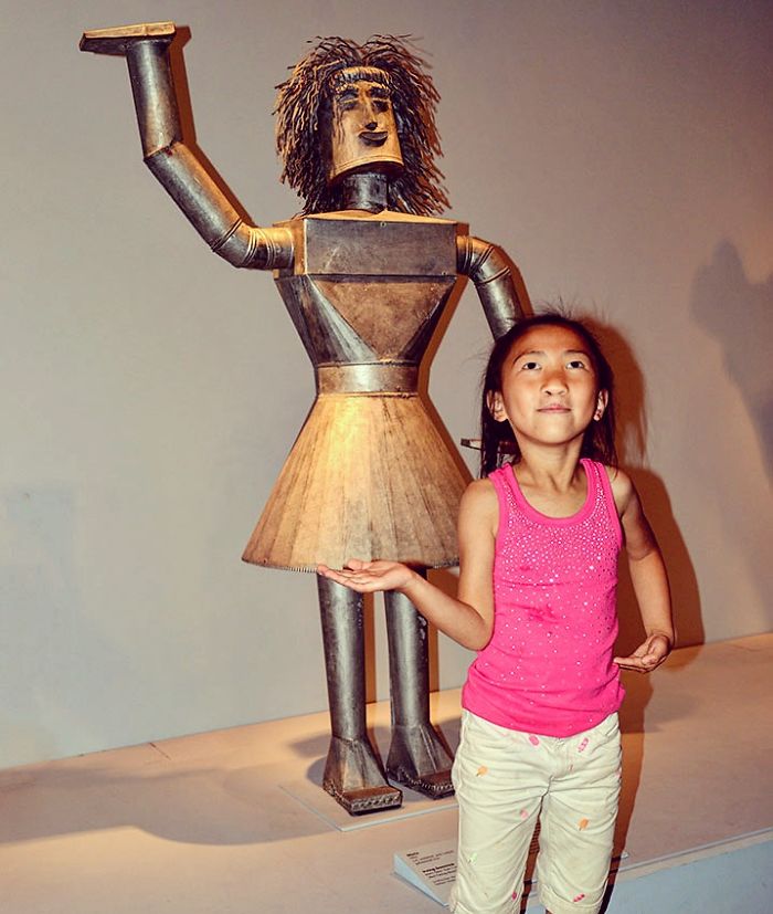 My Daughter Imitates Art That She Sees In Museums We Visit