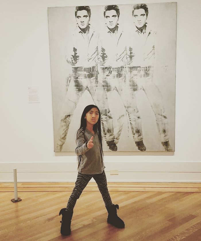 My Daughter Imitates Art That She Sees In Museums We Visit