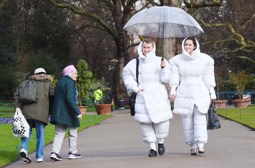 Duvet Suit For People Who Love To Sleep Anywhere, Anytime