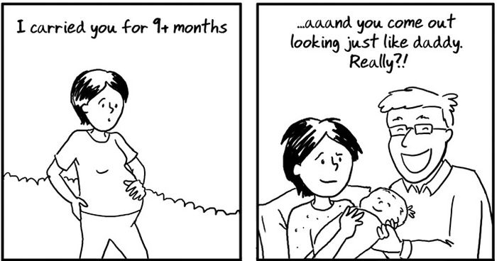45 Comics That Accurately Capture The First Year Of Motherhood | Bored Panda