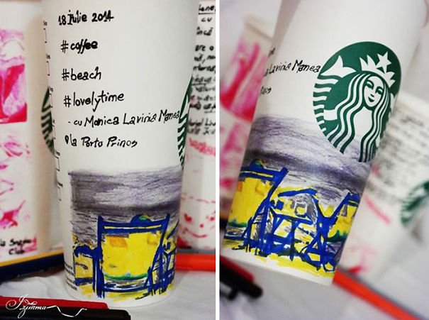 Our Love Story On Starbucks Cups