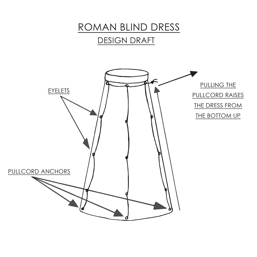 Roman Blind Skirt: Fashion Of The Future Roman Blind Skirt: Fashion Of The Future