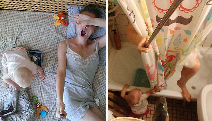 I Documented What It’s Like To Be A Mom With A Selfie Stick