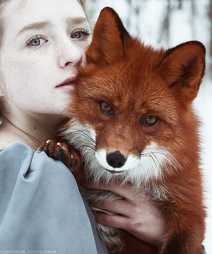 The Girl And The Fox, Two Redheads In One Story