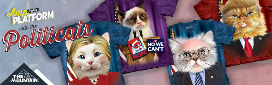 The Mountain® Puts A Furry Twist On Supporting Your Favorite Political Candidate