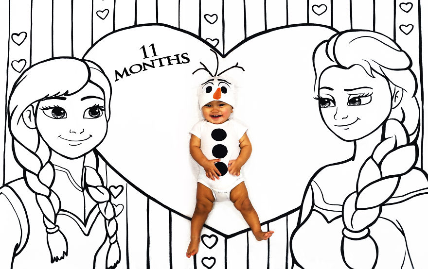 These Disney Loving Parents Chose The Coolest Way To Document Their Child’s First Year