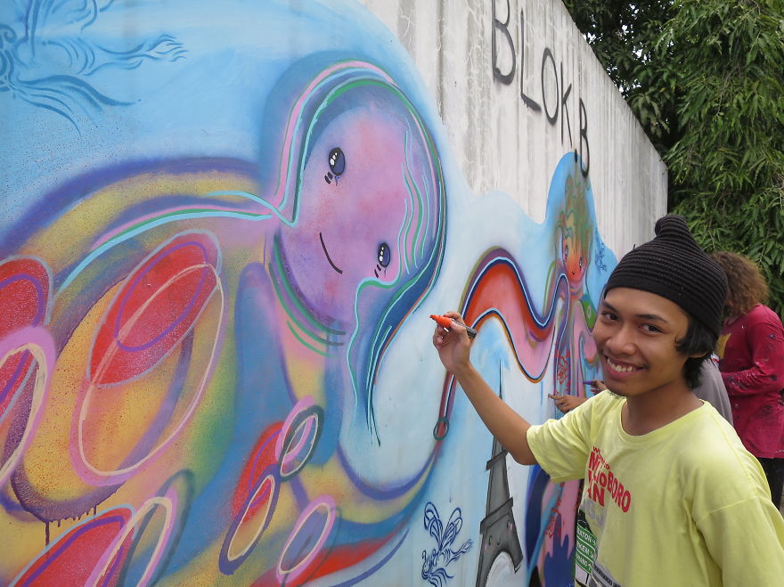 This Street Art Project Was Created With The Help Of A Local Community