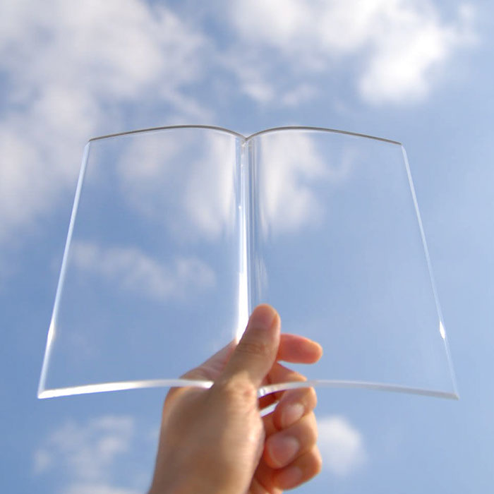Transparent Book Weight Holds Your Book Open While You Read