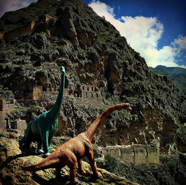 Travel Photos Are Instantly Better With Dinosaur Toys